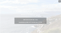 Desktop Screenshot of karmakaia-voyance.com